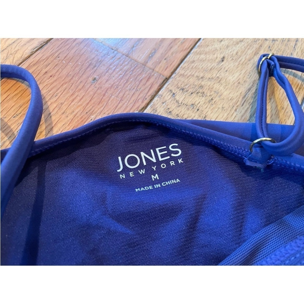 Jones New York Women's Size Medium One-Piece Swimsuit Navy Blue New With Tags - Picture 8 of 15